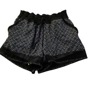 Lululemon black running shorts size 8